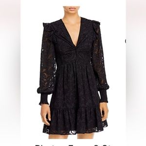 Aqua Extended Shoulder Dress NWT